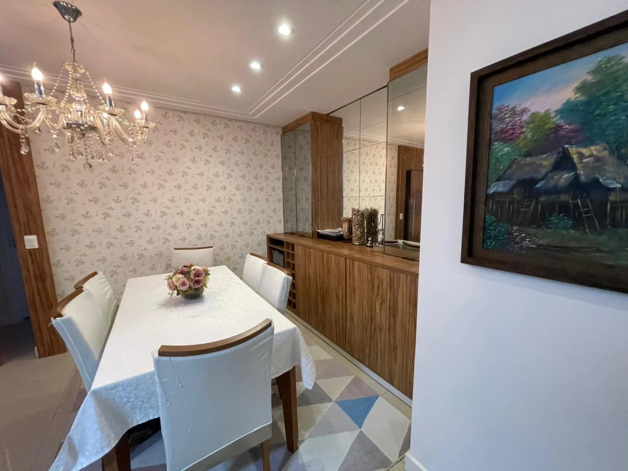 Suíte confortável e moderna